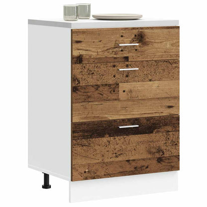Mobile Pensile “Riga” 40X29,5X60 Cm Legno Antico