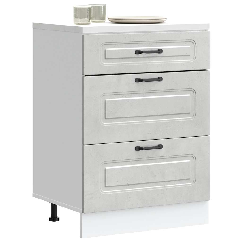 Pannello Lavastoviglie Kalmar 60 X 31 X 100 Cm Grigio Cemento