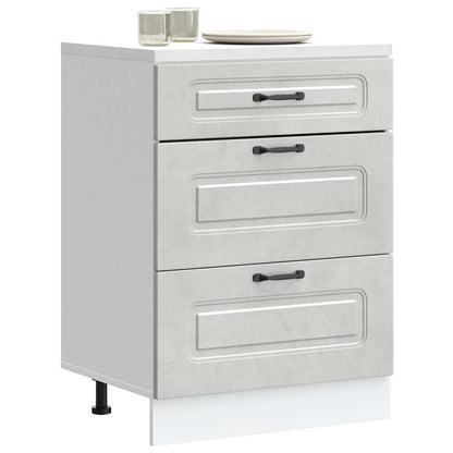 Pannello Lavastoviglie Kalmar 60 X 31 X 100 Cm Grigio Cemento