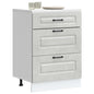 Pannello Lavastoviglie Kalmar 60 X 31 X 100 Cm Grigio Cemento