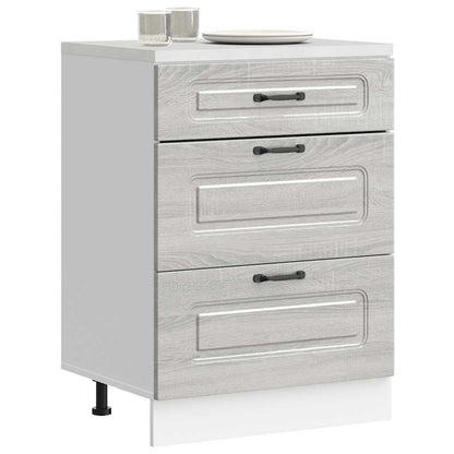 Pannello Lavastoviglie Kalmar 60 X 31 X 100 Cm Grigio Sonoma
