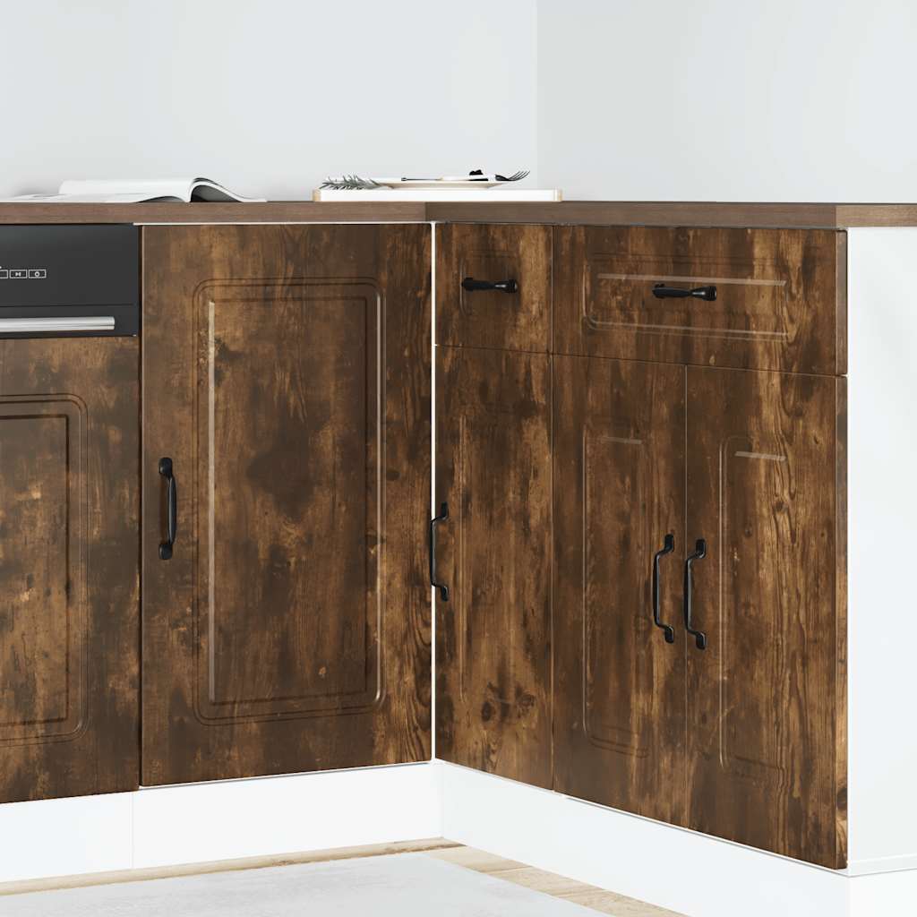 Pannello Lavastoviglie Kalmar Rovere Fumé 60 X 31 X 100 Cm Rovere Fumo