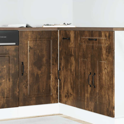 Pannello Lavastoviglie Kalmar Rovere Fumé 60 X 31 X 100 Cm Rovere Fumo