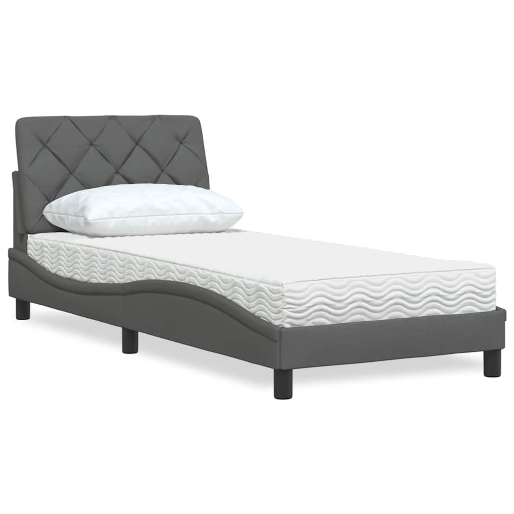 Letto Con Materasso In Tessuto