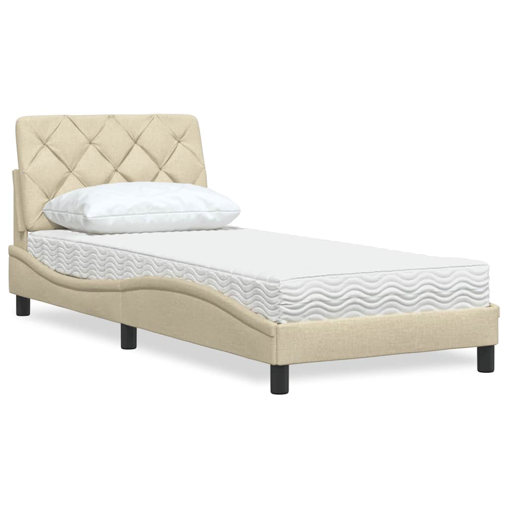 Letto Con Materasso In Tessuto