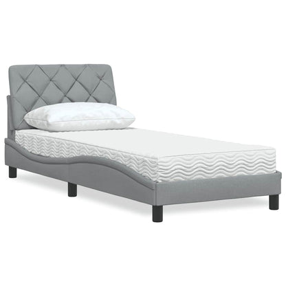 Letto Con Materasso In Tessuto