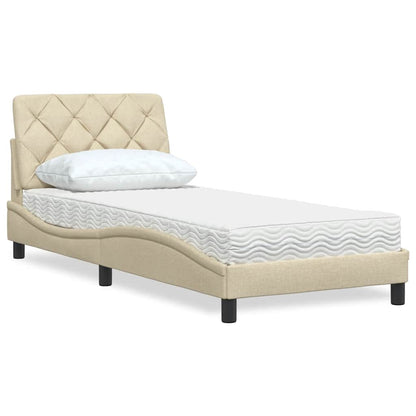 Letto Con Materasso In Tessuto
