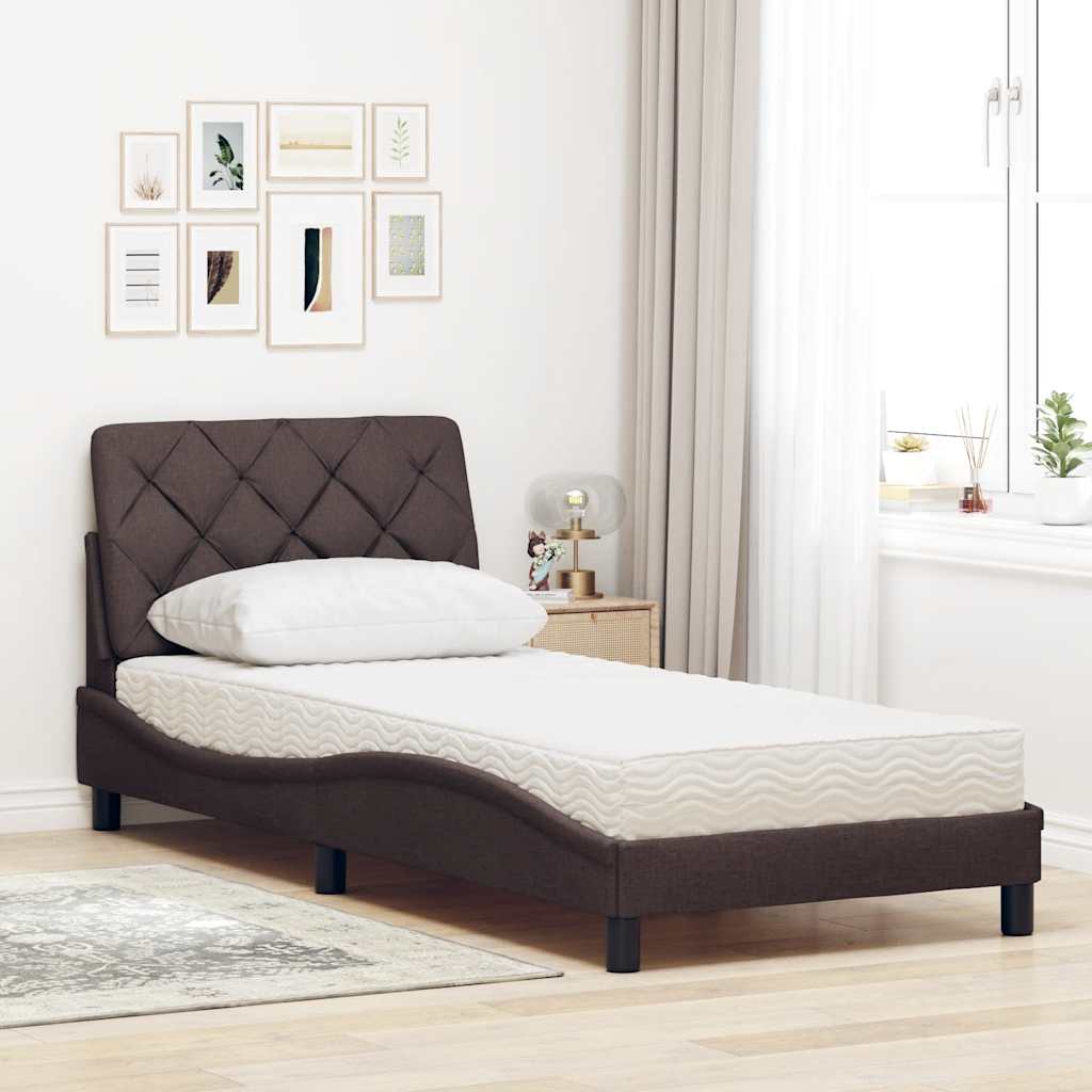 Letto Con Materasso In Tessuto