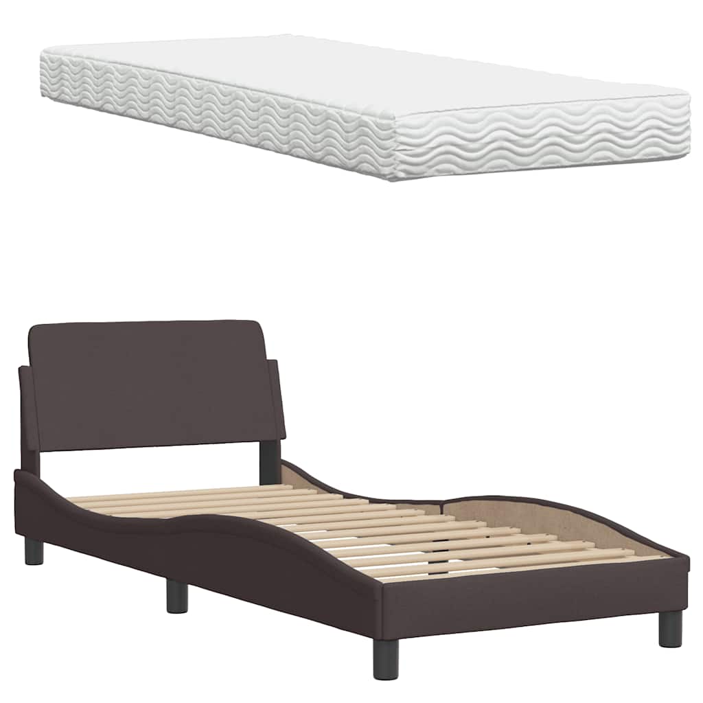 Letto Con Materasso In Tessuto