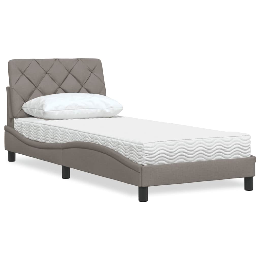 Letto Con Materasso In Tessuto