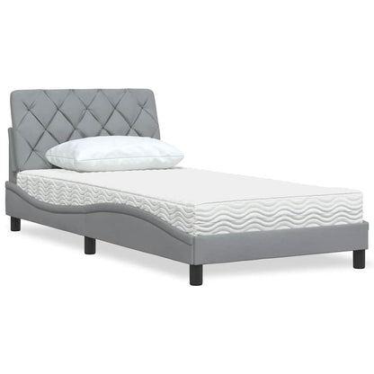 Letto Con Materasso In Tessuto