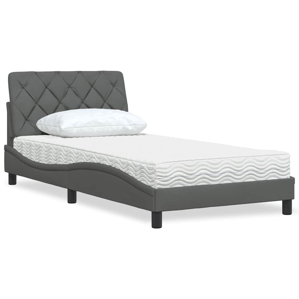 Letto Con Materasso In Tessuto