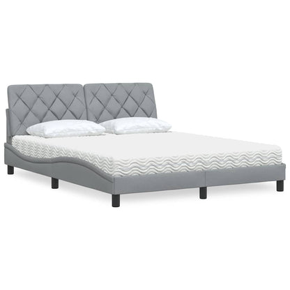Letto Con Materasso In Tessuto
