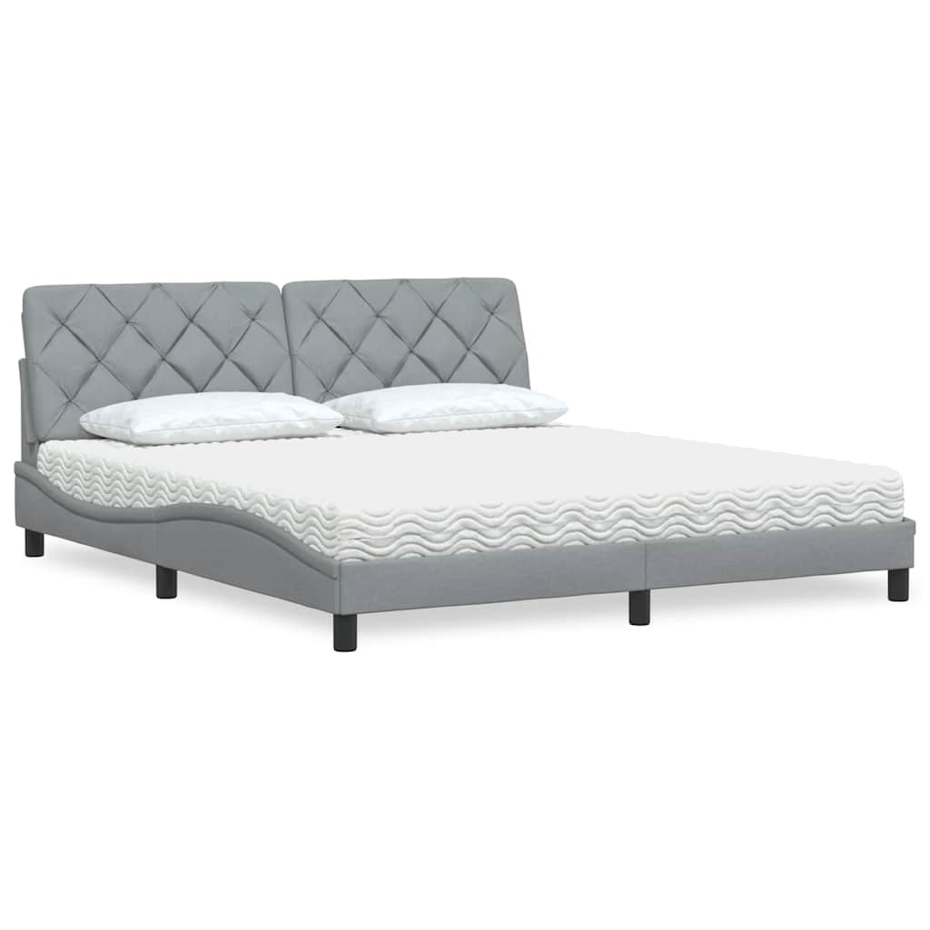 Letto Con Materasso In Tessuto