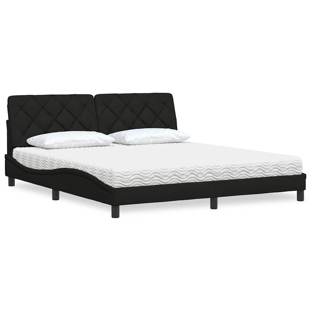Letto Con Materasso In Tessuto