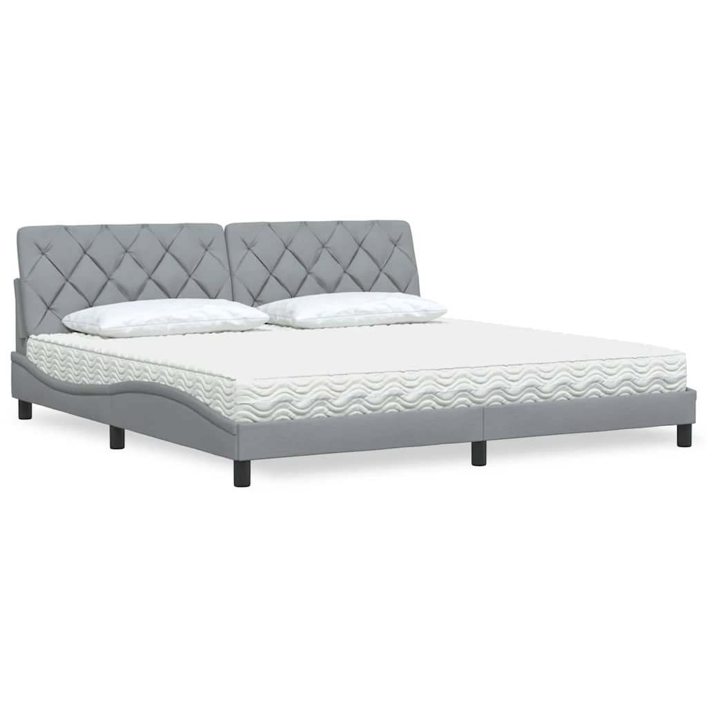 Letto Con Materasso In Tessuto