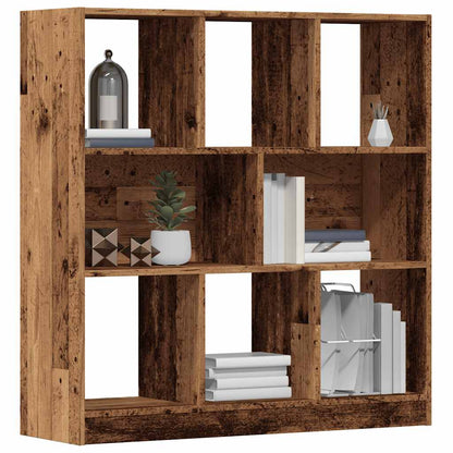 Libreria Nera 97,5X29,5X100 Cm In Legno Multistrato