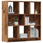 Libreria Nera 97,5X29,5X100 Cm In Legno Multistrato