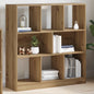 Libreria Nera 97,5X29,5X100 Cm In Legno Multistrato
