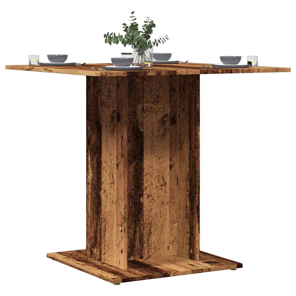 Tavolo Da Pranzo 80X80X75 Cm In Legno Multistrato