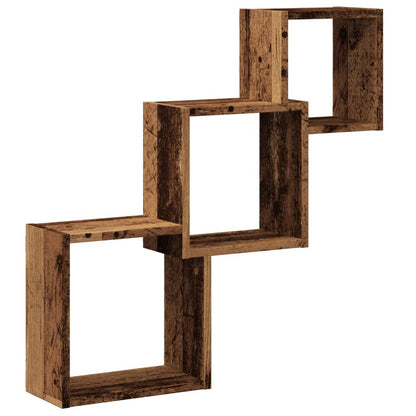 Mensole Cubo Parete 68X15X68 Cm Legno Multistrato