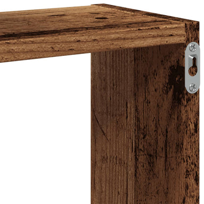 Mensole Cubo Parete 68X15X68 Cm Legno Multistrato