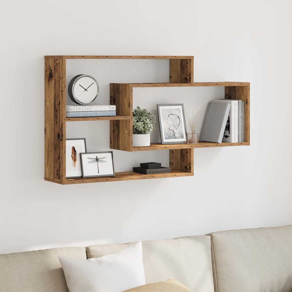 Scaffale A Parete 104X20X58,5 Cm In Truciolato