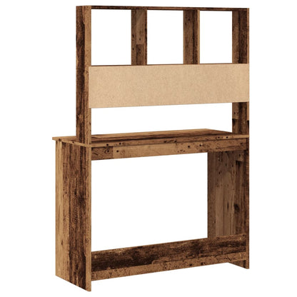 Scrivania Mensole 102X45X148 Cm Legno Multistrato