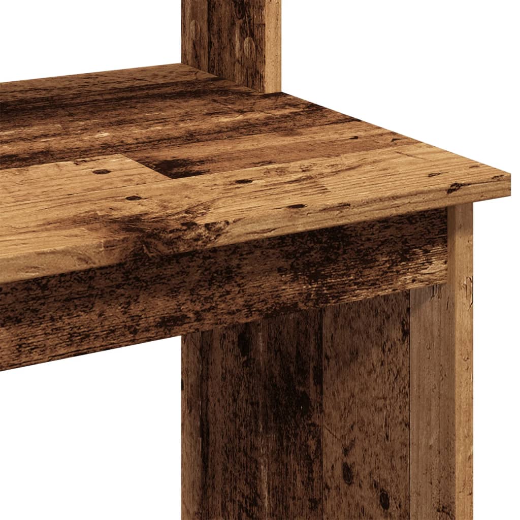Scrivania Mensole 102X45X148 Cm Legno Multistrato