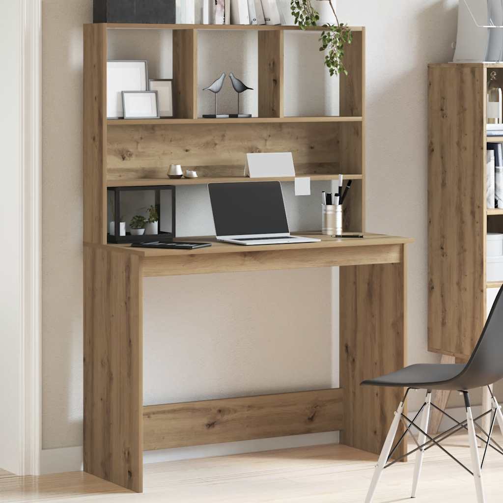 Scrivania Mensole 102X45X148 Cm Legno Multistrato
