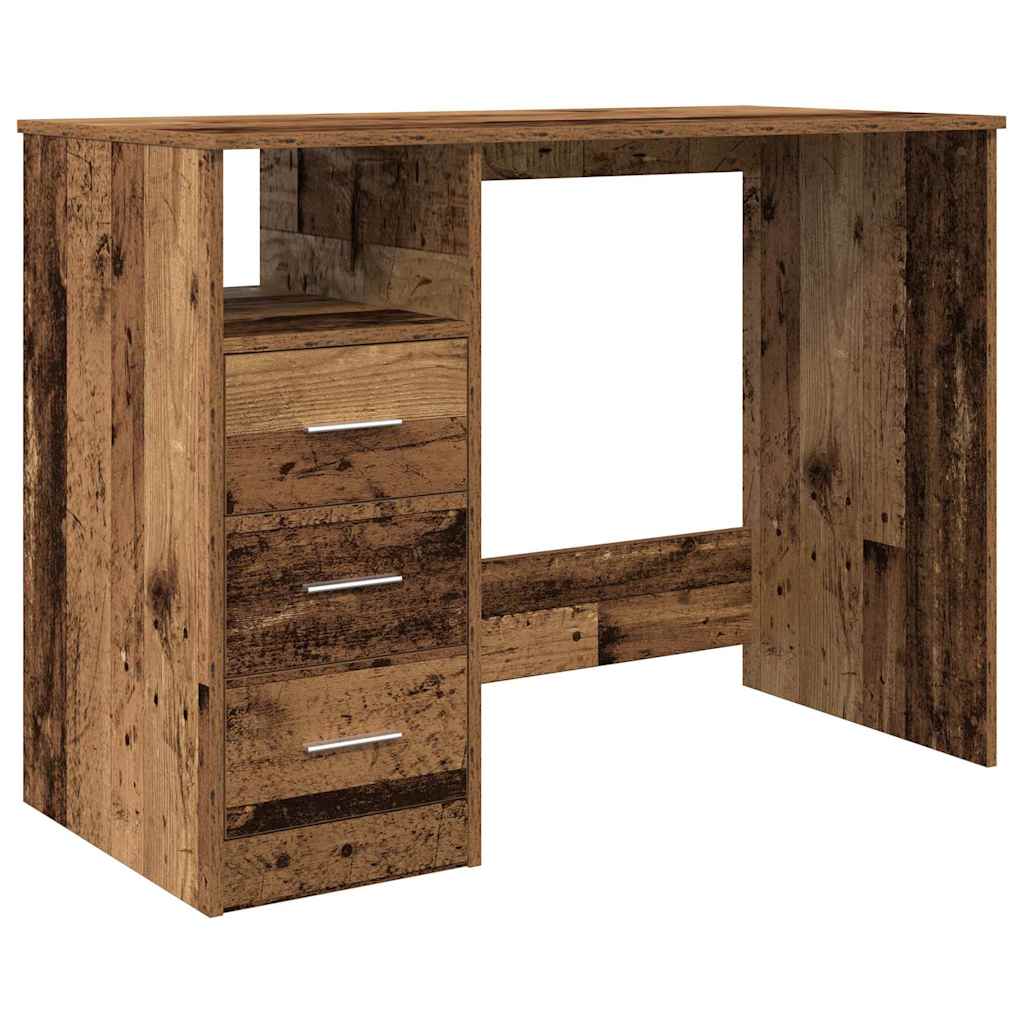 Scrivania 102X50X76 Cm In Legno Multistrato