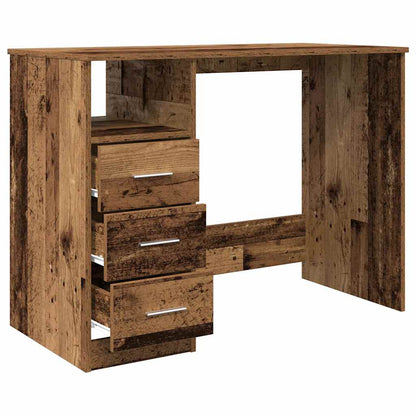Scrivania 102X50X76 Cm In Legno Multistrato