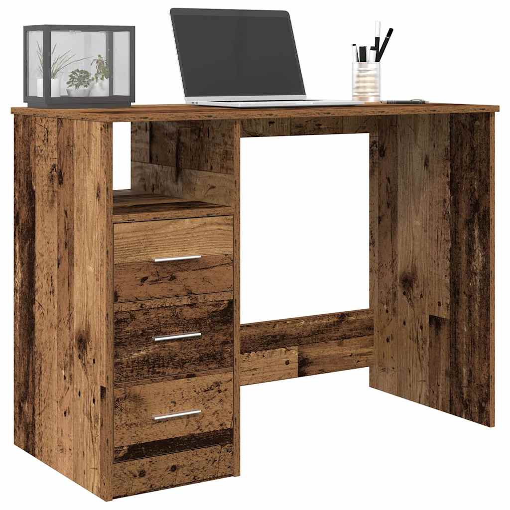 Scrivania 102X50X76 Cm In Legno Multistrato