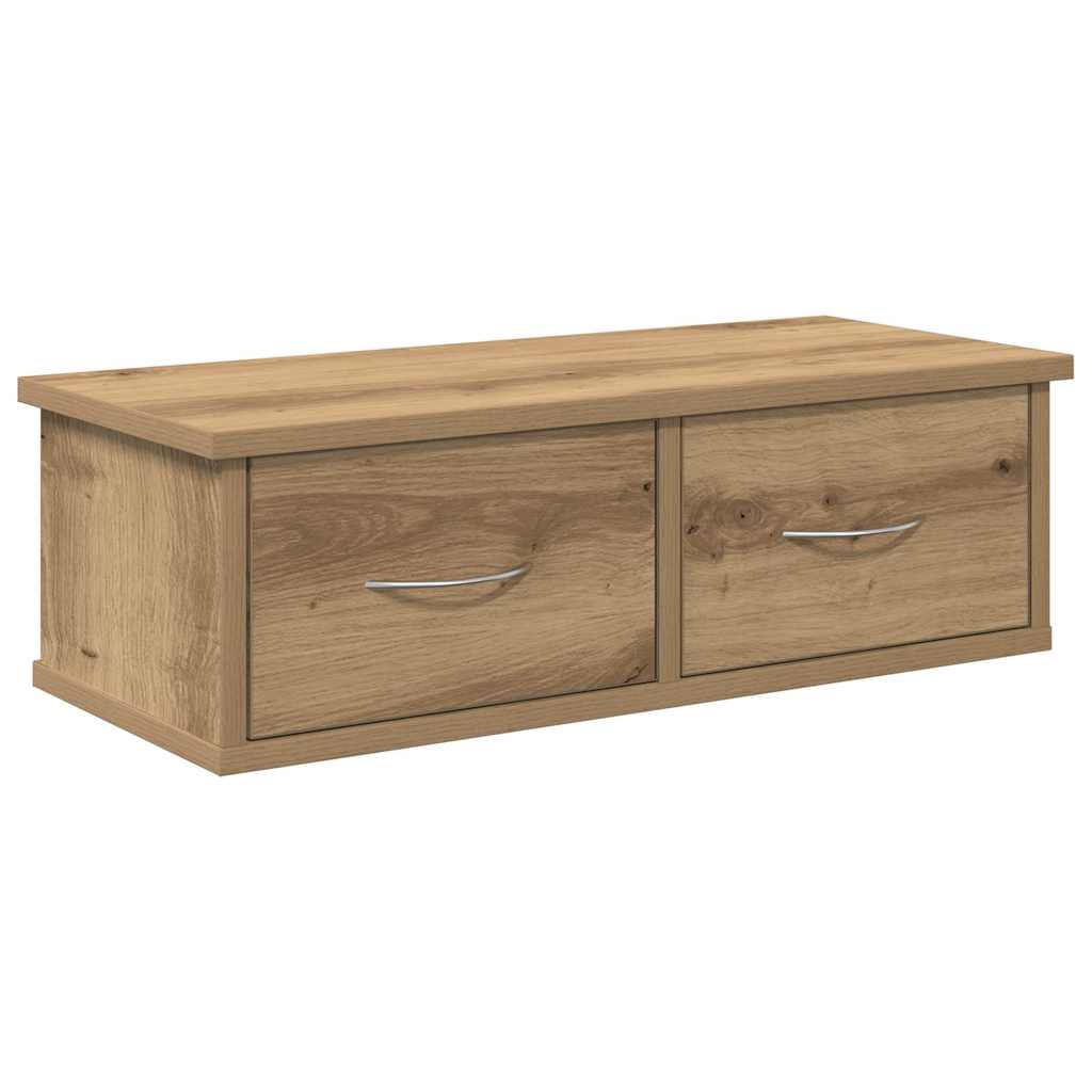 Armadietto A Muro 60X26X18,5Cm In Truciolato Rovere Artigianale