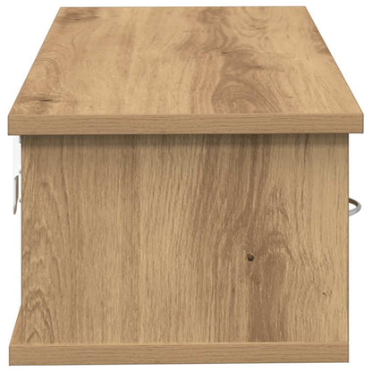 Armadietto A Muro 60X26X18,5Cm In Truciolato Rovere Artigianale