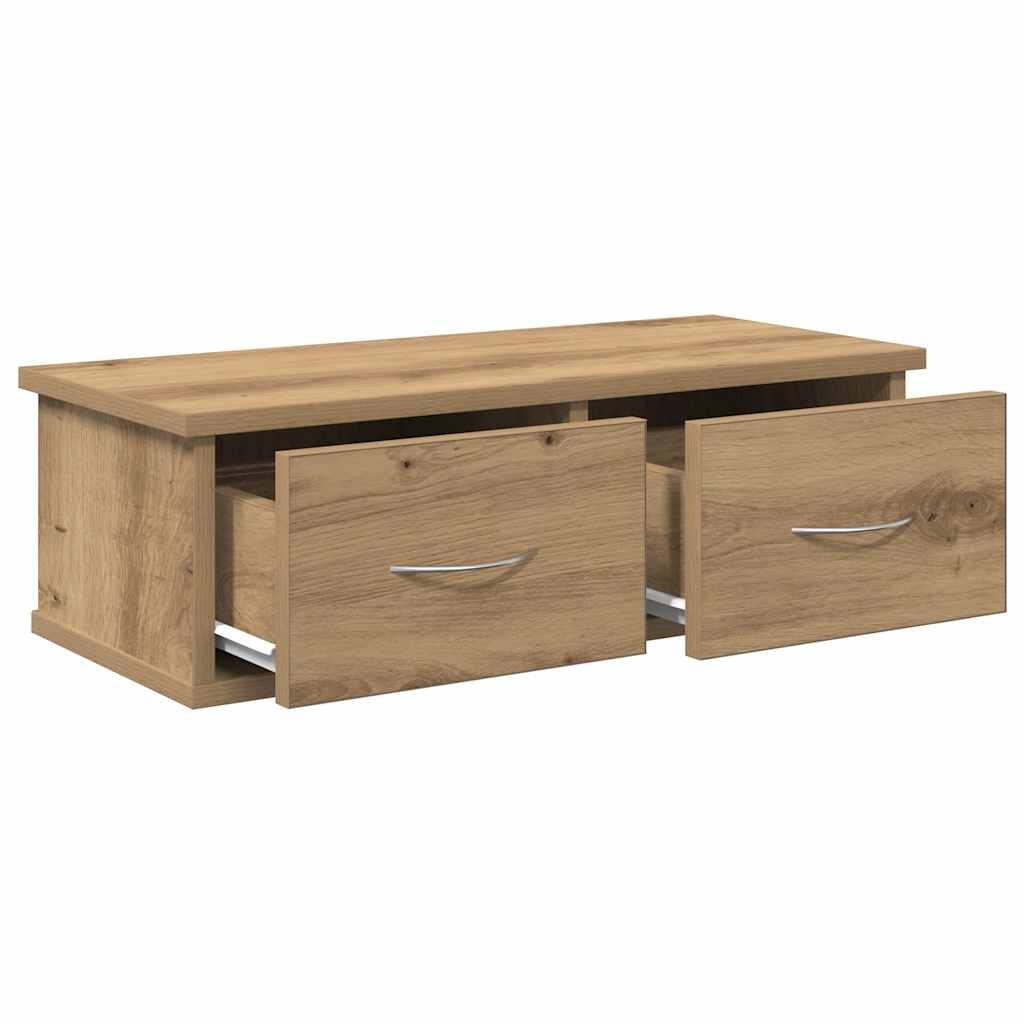 Armadietto A Muro 60X26X18,5Cm In Truciolato Rovere Artigianale