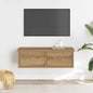 Armadietto A Muro 60X26X18,5Cm In Truciolato Rovere Artigianale