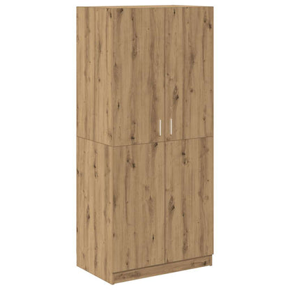 Armadio 80X52X180 Cm In Legno Multistrato
