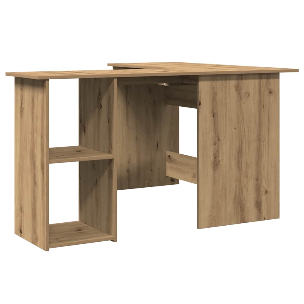 Scrivania Angolo Artigianale 120X140X75 Cm Legno Multistrato
