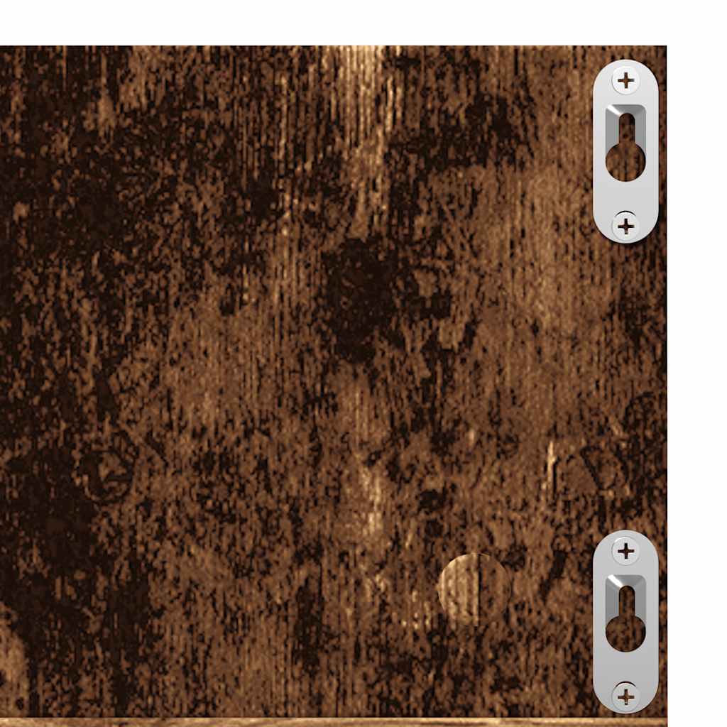 Scaffale Porta Cd A Parete Antico 75X18X18 Cm Legno Multistrato