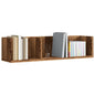 Scaffale Porta Cd A Parete Antico 75X18X18 Cm Legno Multistrato