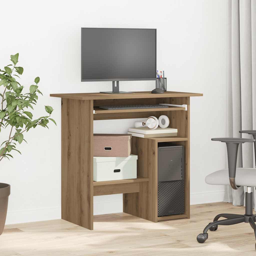 Scrivania 80X45X74 Cm In Legno Multistrato