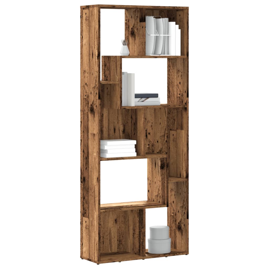 Libreria 67X24X161 Cm In Legno Multistrato