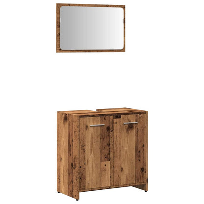 Mobile Da Bagno Con Specchio In Legno Multistrato
