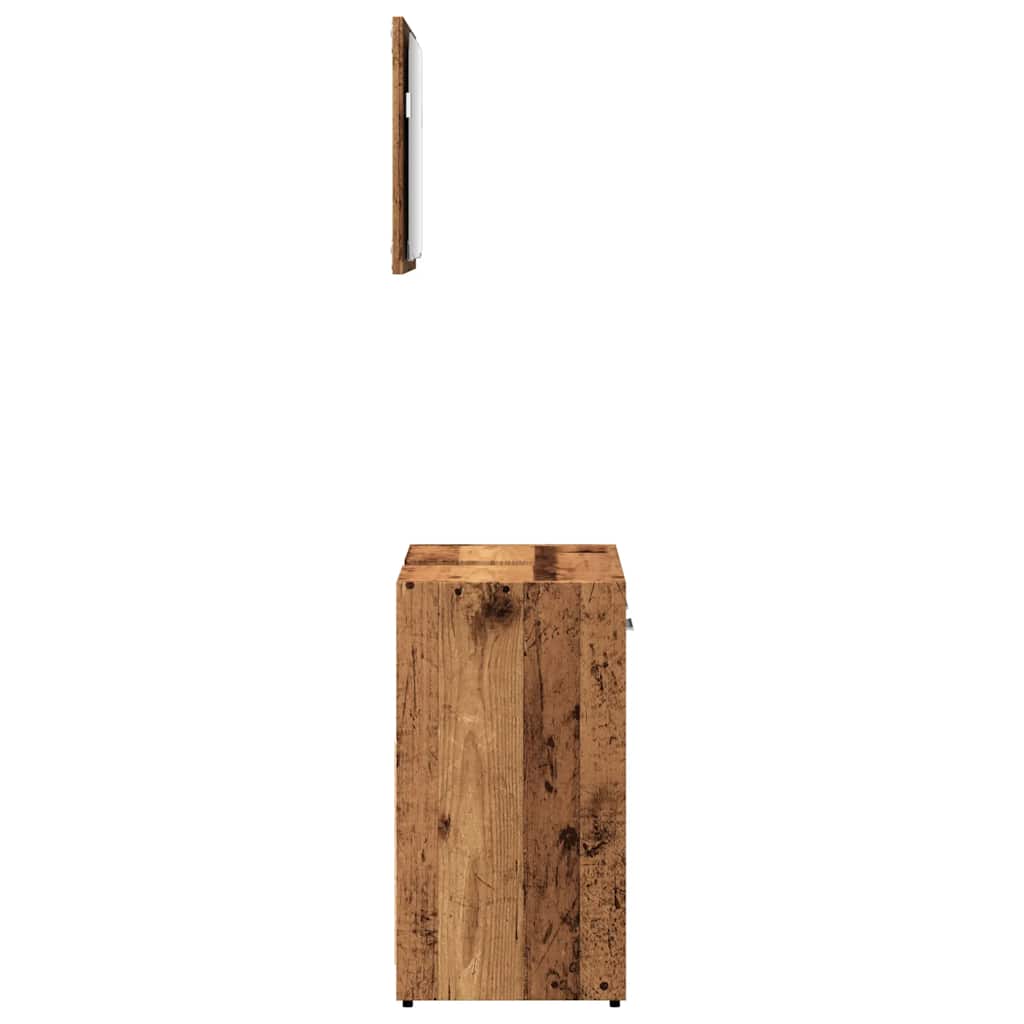 Mobile Da Bagno Con Specchio In Legno Multistrato