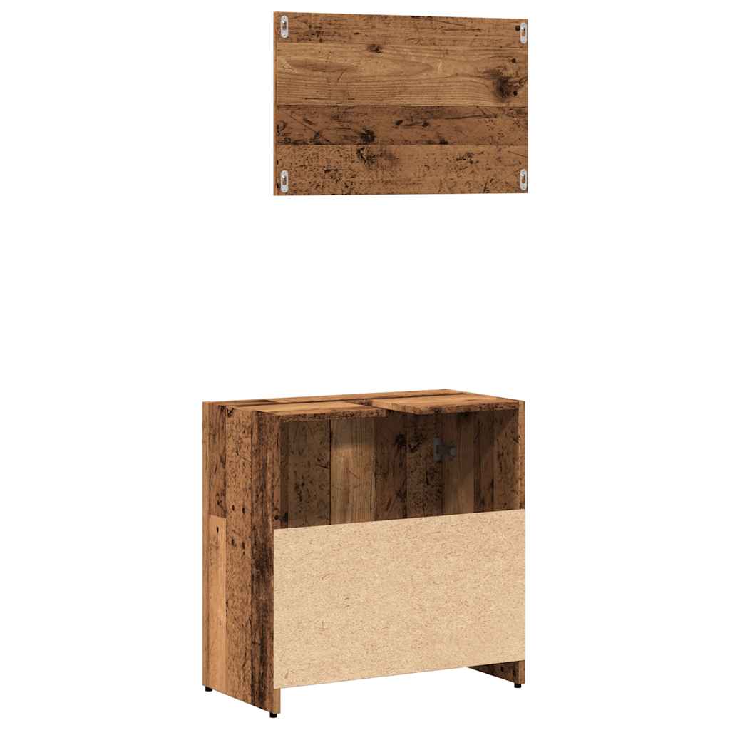 Mobile Da Bagno Con Specchio In Legno Multistrato