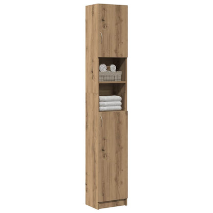 Mobile Da Bagno 32X25,5X190 Cm Legno Ingegnerizzato
