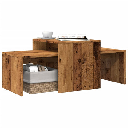 Set Tavolini Da Salotto 100X48X40 Cm Multistrato