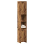 Mobile Da Bagno 30X30X183,5 Cm In Legno Tecnico Legno Antico