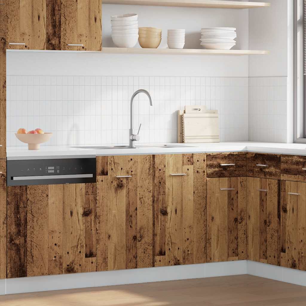 Mobile Pensile “Riga” 40X29,5X60 Cm Legno Antico